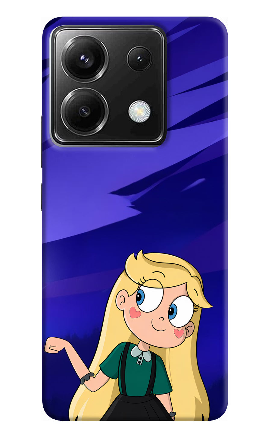 Star Glow Poco X6 Back Cover, Hard case