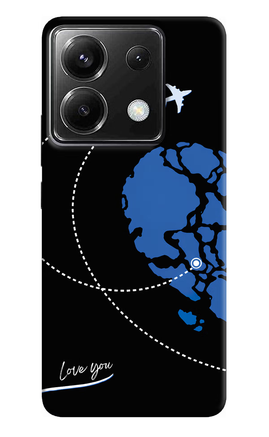 Love Orbit Poco X6 Back Cover, Hard case