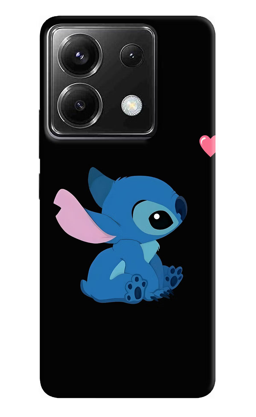 Stitch Crush Poco X6 Back Cover, Hard case