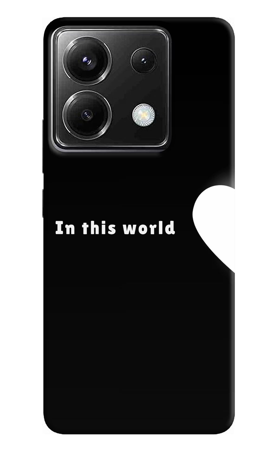 This World Poco X6 Back Cover, Hard case