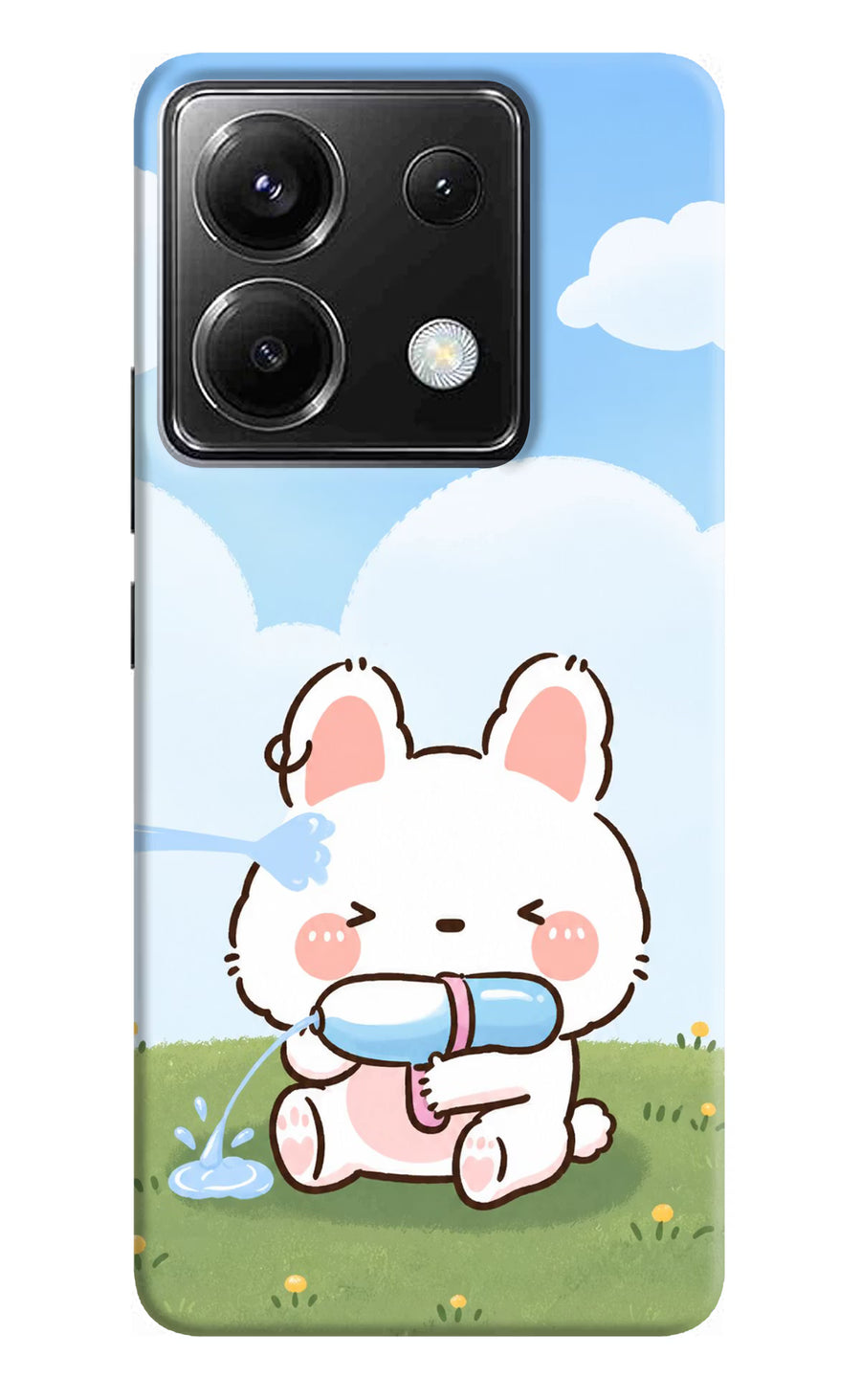 Bunny Treat Poco X6 Back Cover, Hard case