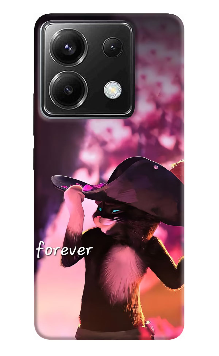 Forever Cat Poco X6 Back Cover, Hard case