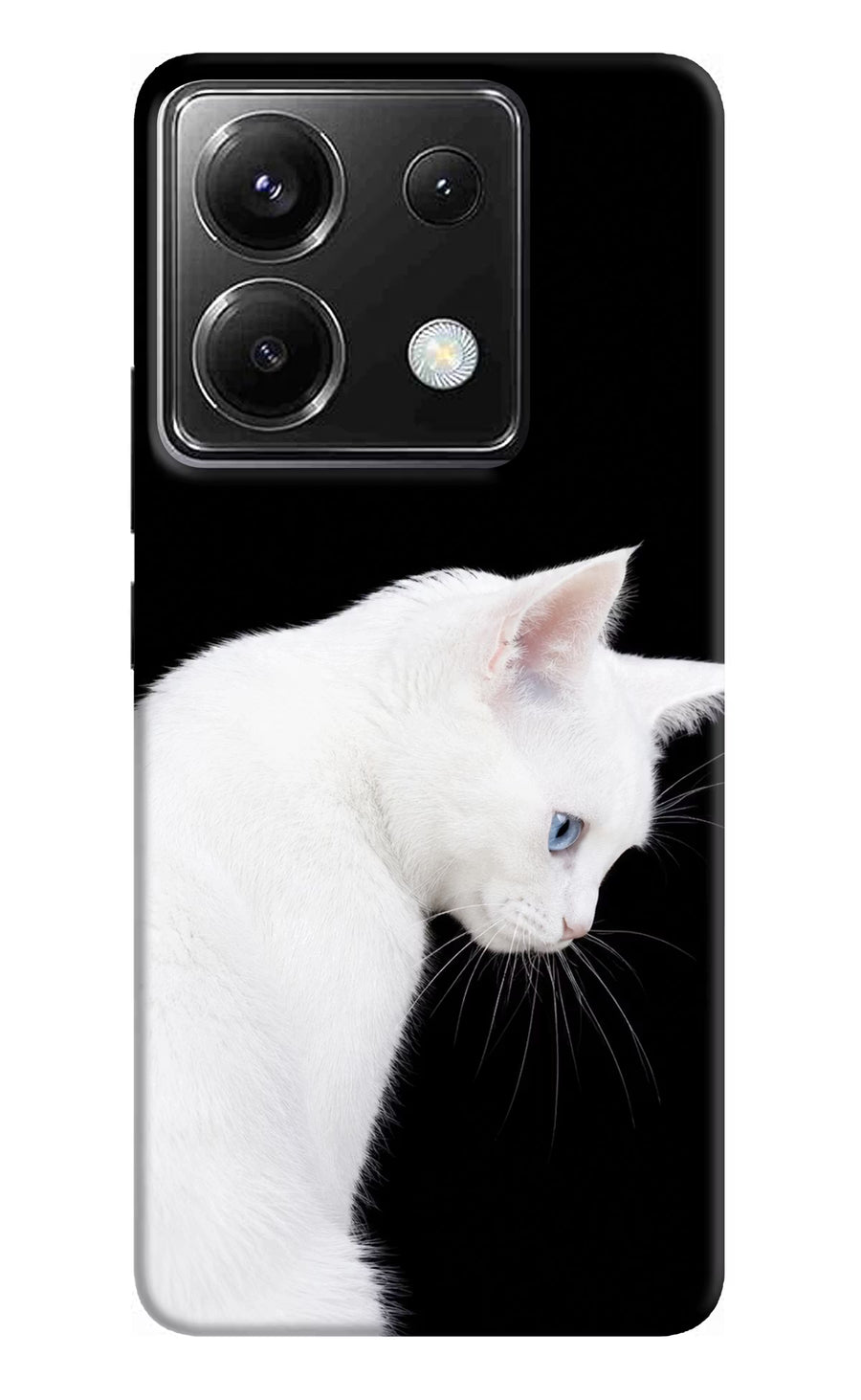Snow Gaze Poco X6 Back Cover, Hard case