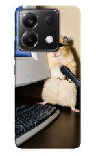 Hacker Hamster Poco X6 Hard Case Back Cover by Casekaro