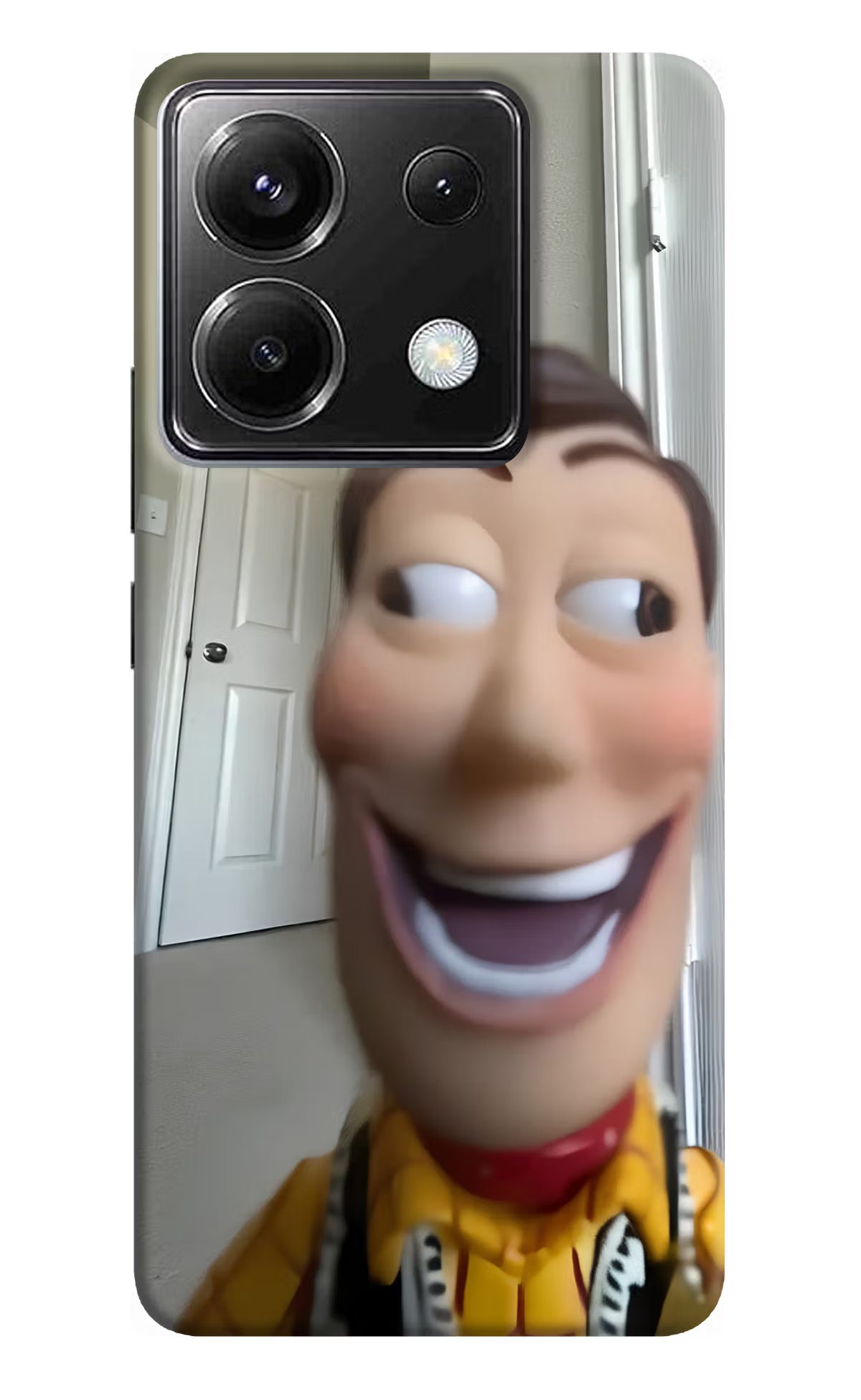 Side Eye Woody Poco X6 Back Cover