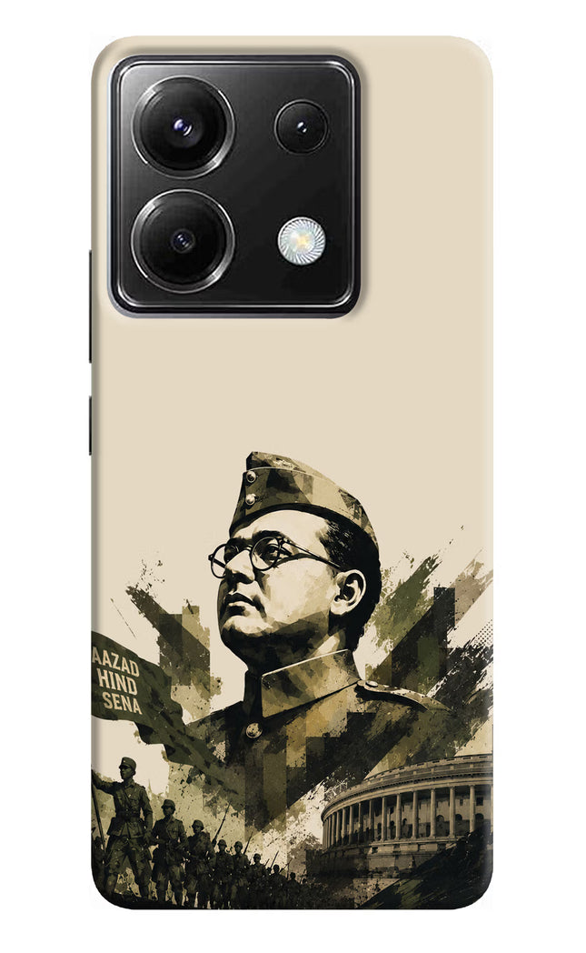 Netaji Rising Poco X6 Back Cover