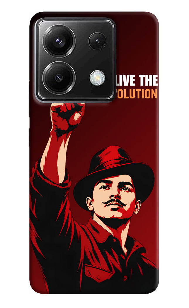 Bhagat Singh Revolution Poco X6 Back Cover