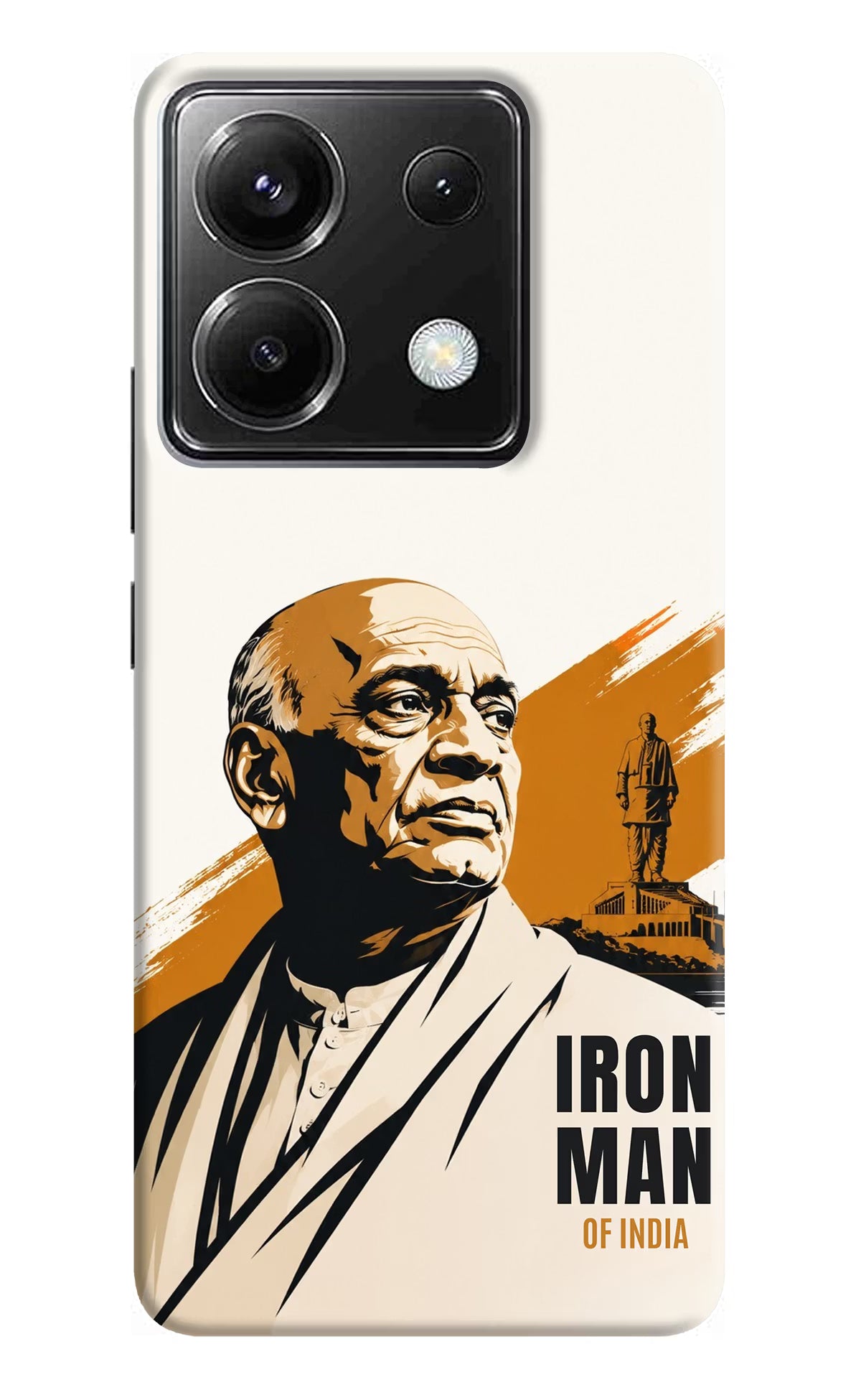 Chandrashekhar Azad Fearless Poco X6 Back Cover