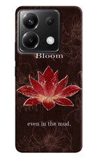 Bloom Poco X6 Hard Case Back Cover by Casekaro