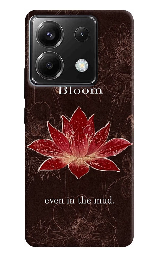 Bloom Poco X6 Hard Case Back Cover by Casekaro