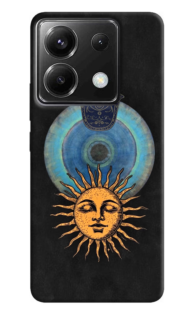 Divine Sun Poco X6 Hard Case Back Cover by Casekaro