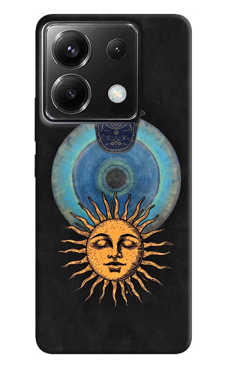 Divine Sun Poco X6 Back Cover, Hard case