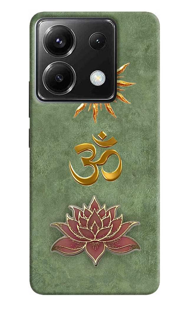 Om & Lotus Poco X6 Back Cover