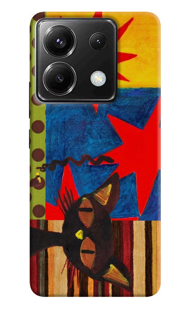 Pop Cat Poco X6 Hard Case Back Cover by Casekaro