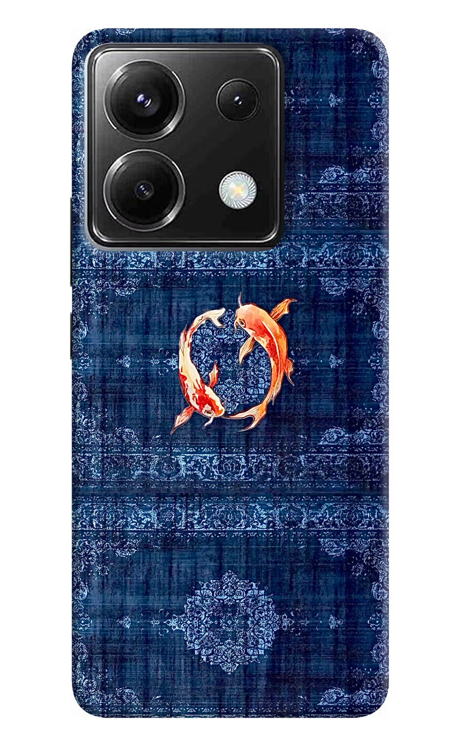 Koi Blue Poco X6 Back Cover, Hard case