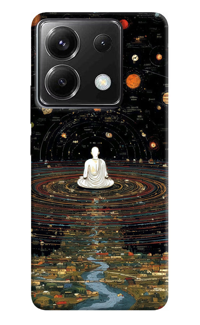 Space Monk Poco X6 Hard Case Back Cover by Casekaro