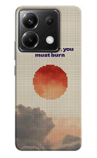 Pixel Sun Poco X6 Hard Case Back Cover by Casekaro