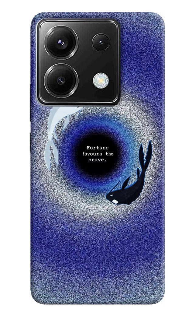 Dark Koi Poco X6 Hard Case Back Cover by Casekaro