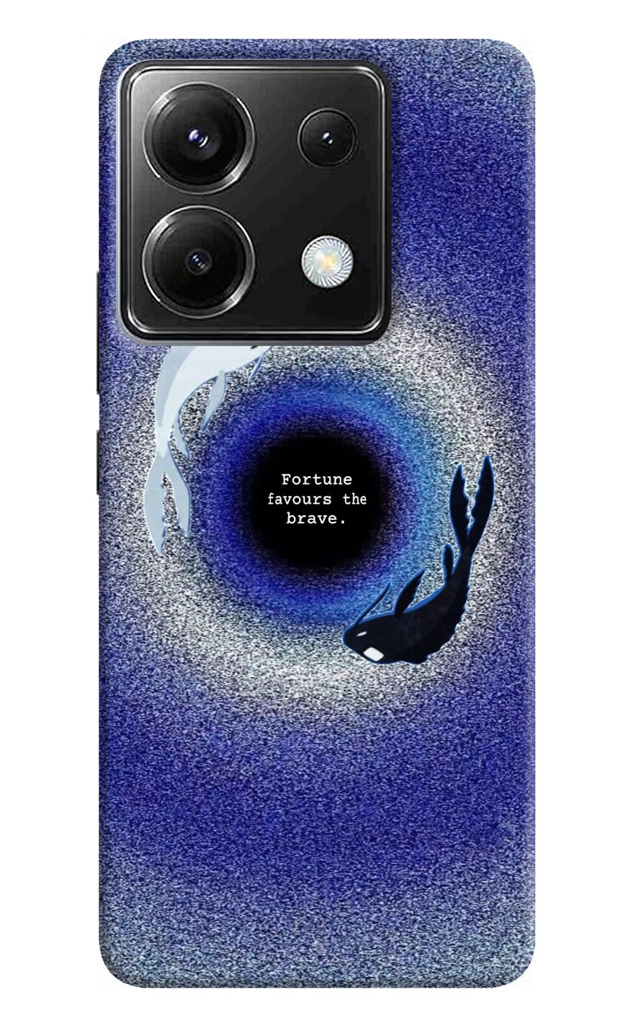 Dark Koi Poco X6 Back Cover, Hard case