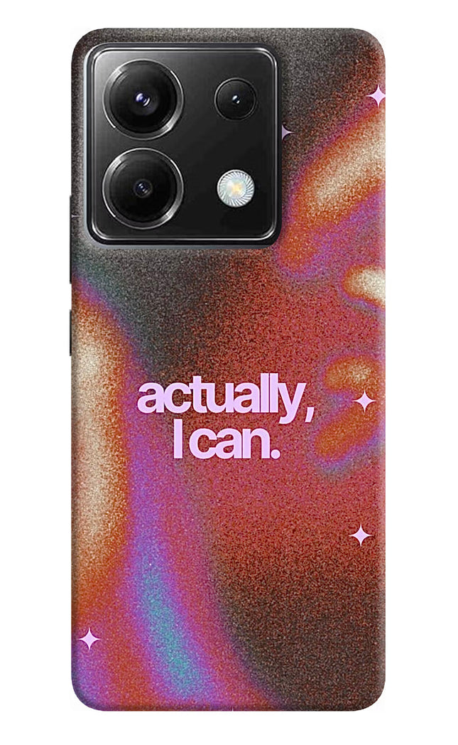Pink Aura Poco X6 Hard Case Back Cover by Casekaro