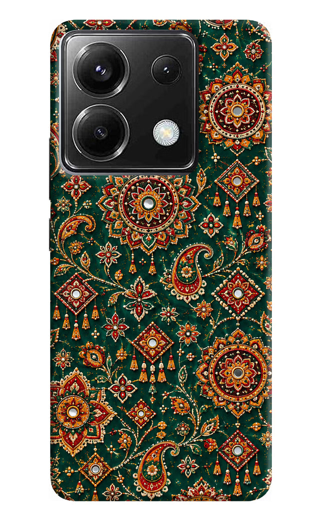 Green Pataka Poco X6 Hard Case Back Cover by Casekaro