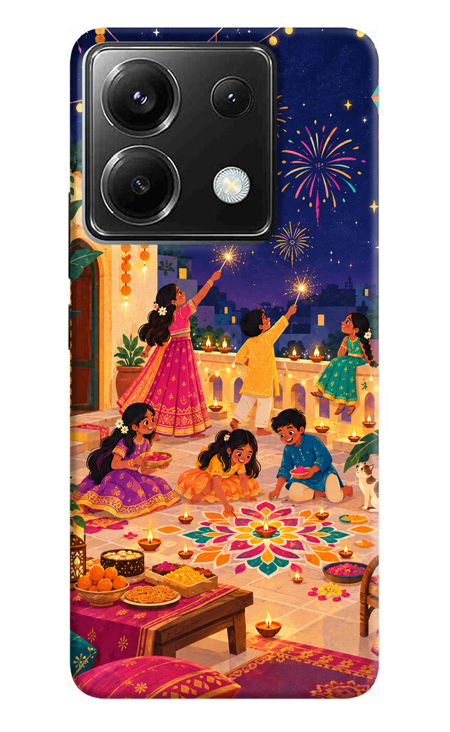 Diwali Night Poco X6 Back Cover