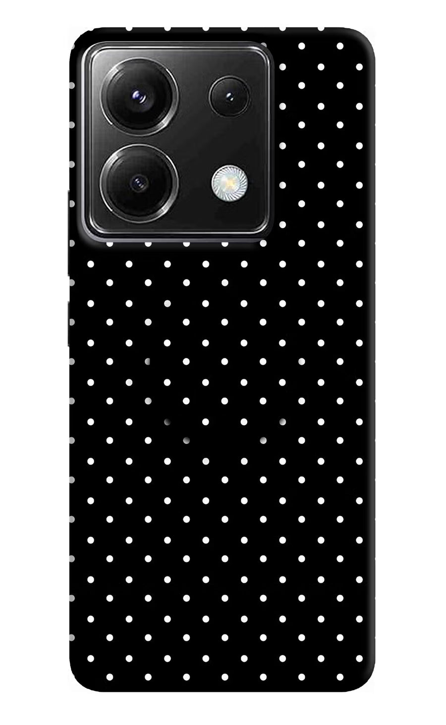 White Dots Poco X6 Pop Case, Hard case