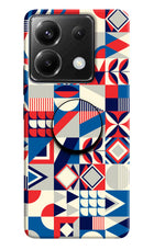 Colorful Pattern Poco X6 Pop Case by Casekaro