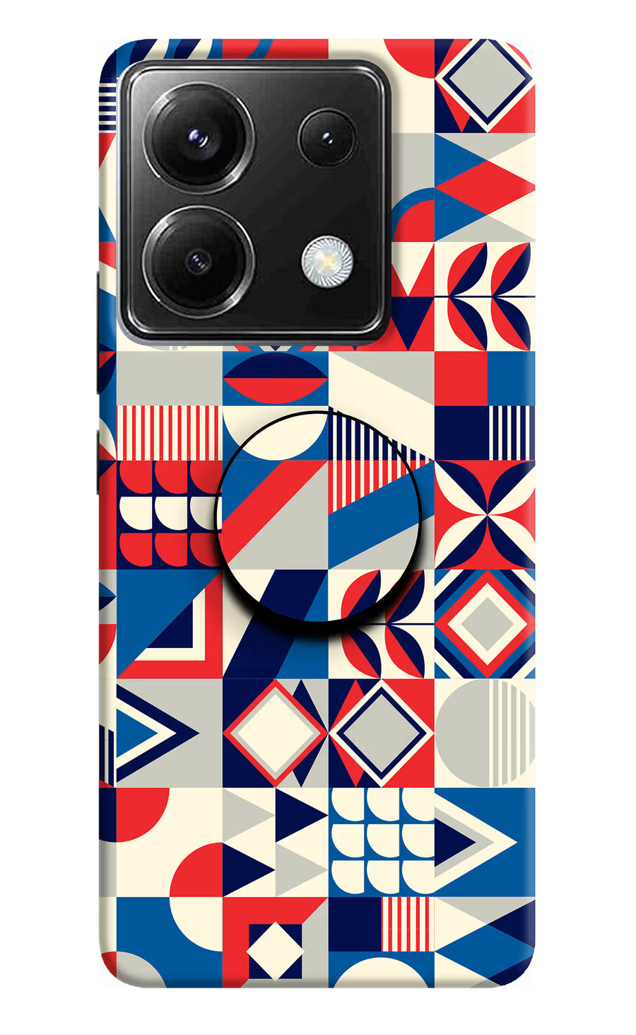 Colorful Pattern Poco X6 Pop Case, Hard case
