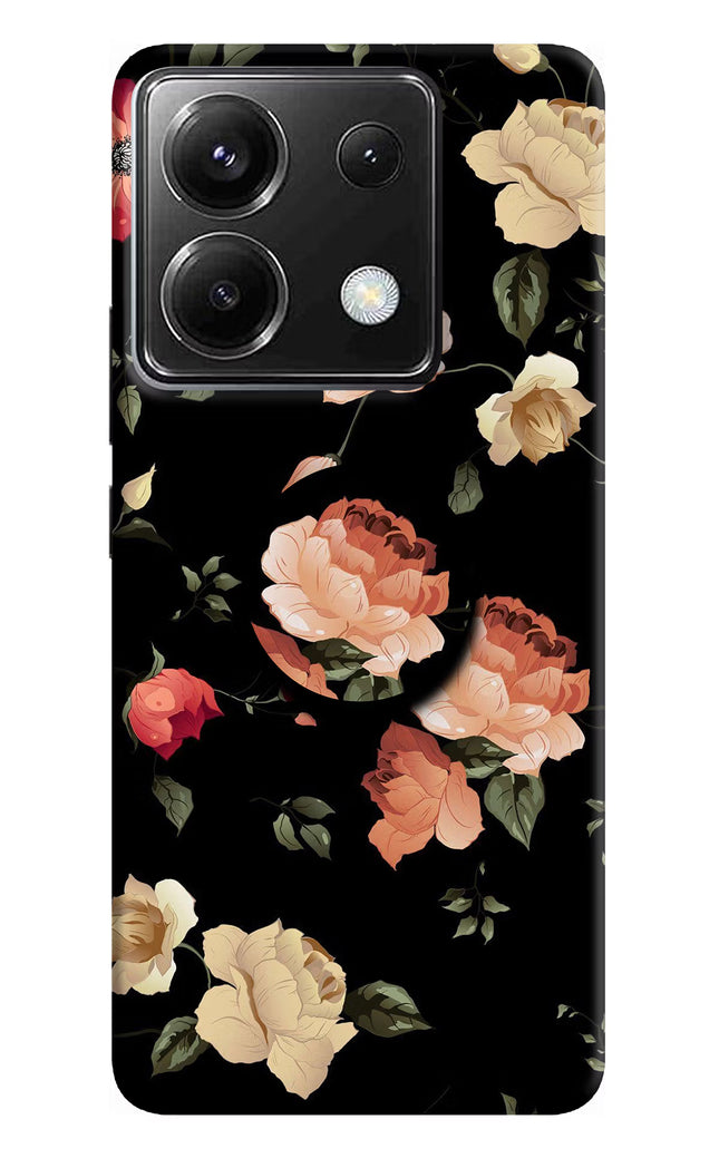 Flowers Poco X6 Pop Case by Casekaro