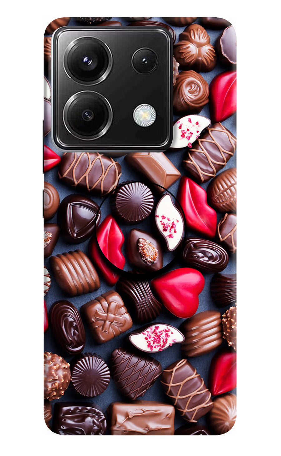 Chocolates Poco X6 Pop Case, Hard case