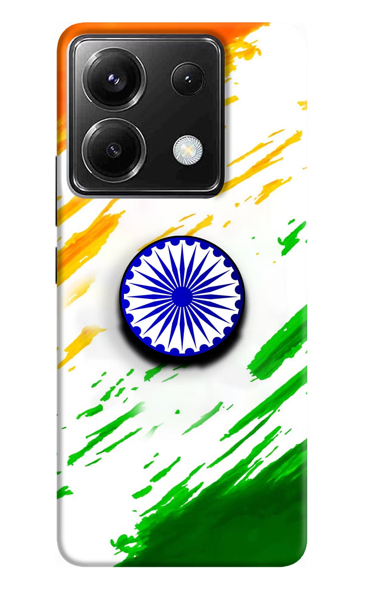 Indian Flag Ashoka Chakra Poco X6 Pop Case