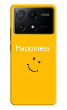 Happiness With Smiley Poco X6 Pro Hard Case Back Cover by Casekaro