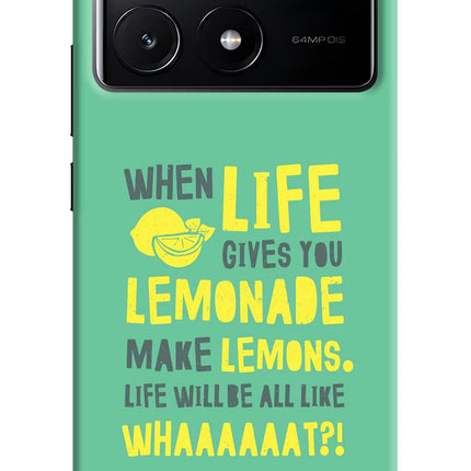 Quote Poco X6 Pro Hard Case Back Cover by Casekaro