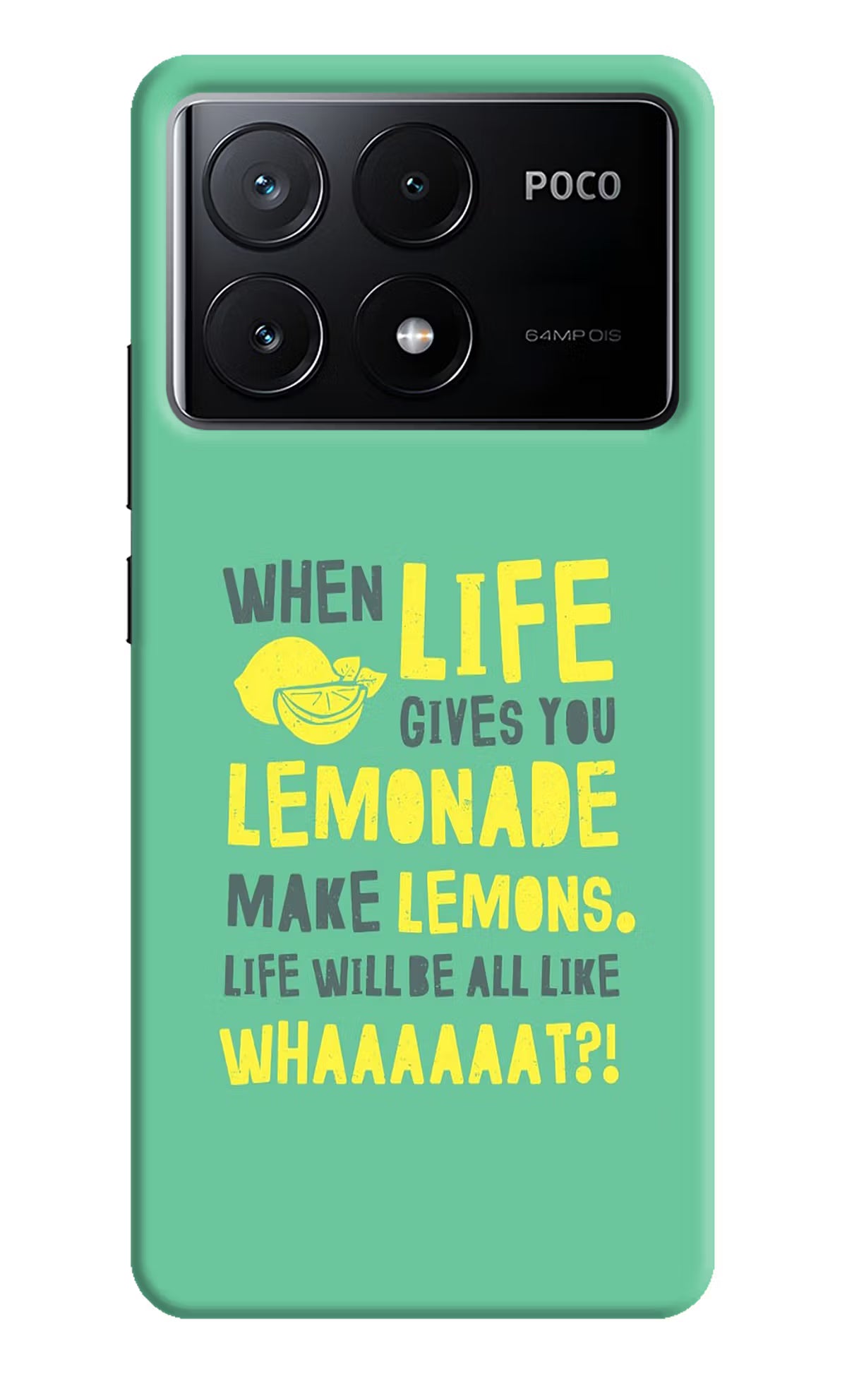 Quote Poco X6 Pro Hard Case Back Cover by Casekaro