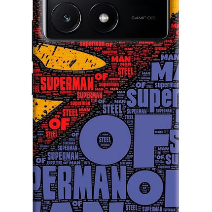 Superman Poco X6 Pro Hard Case Back Cover by Casekaro