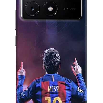 Messi Poco X6 Pro Hard Case Back Cover by Casekaro