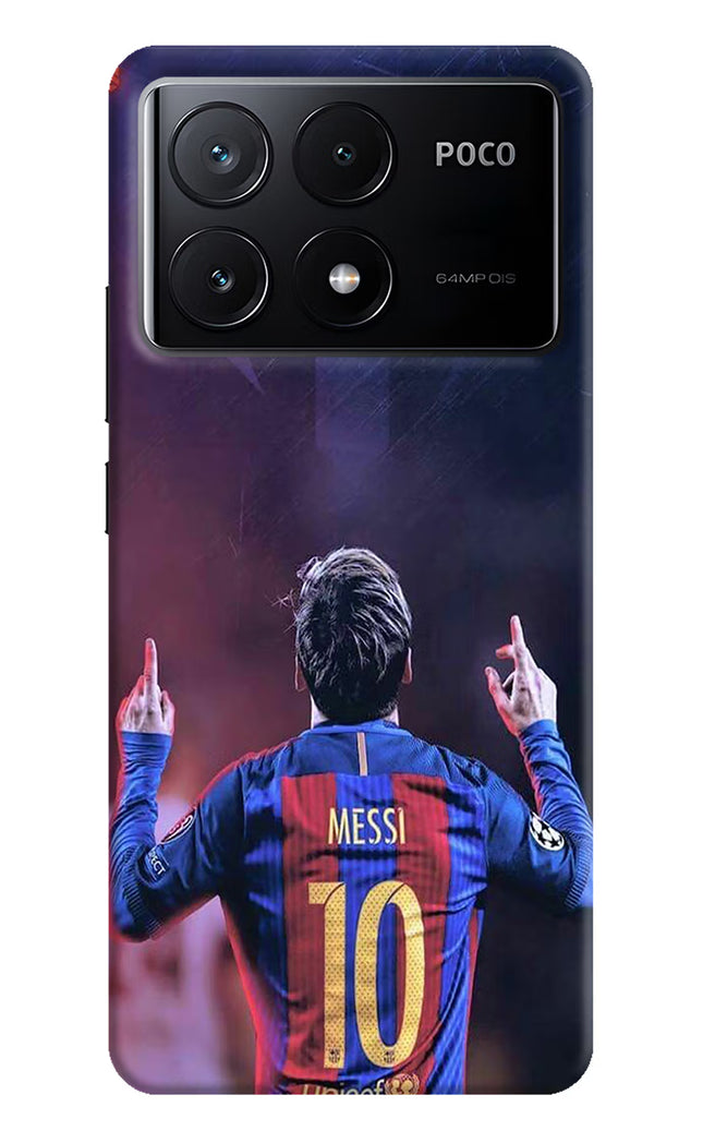 Messi Poco X6 Pro Hard Case Back Cover by Casekaro