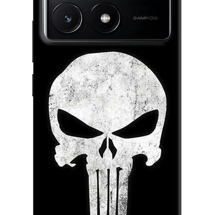 Punisher Skull Poco X6 Pro Hard Case Back Cover by Casekaro
