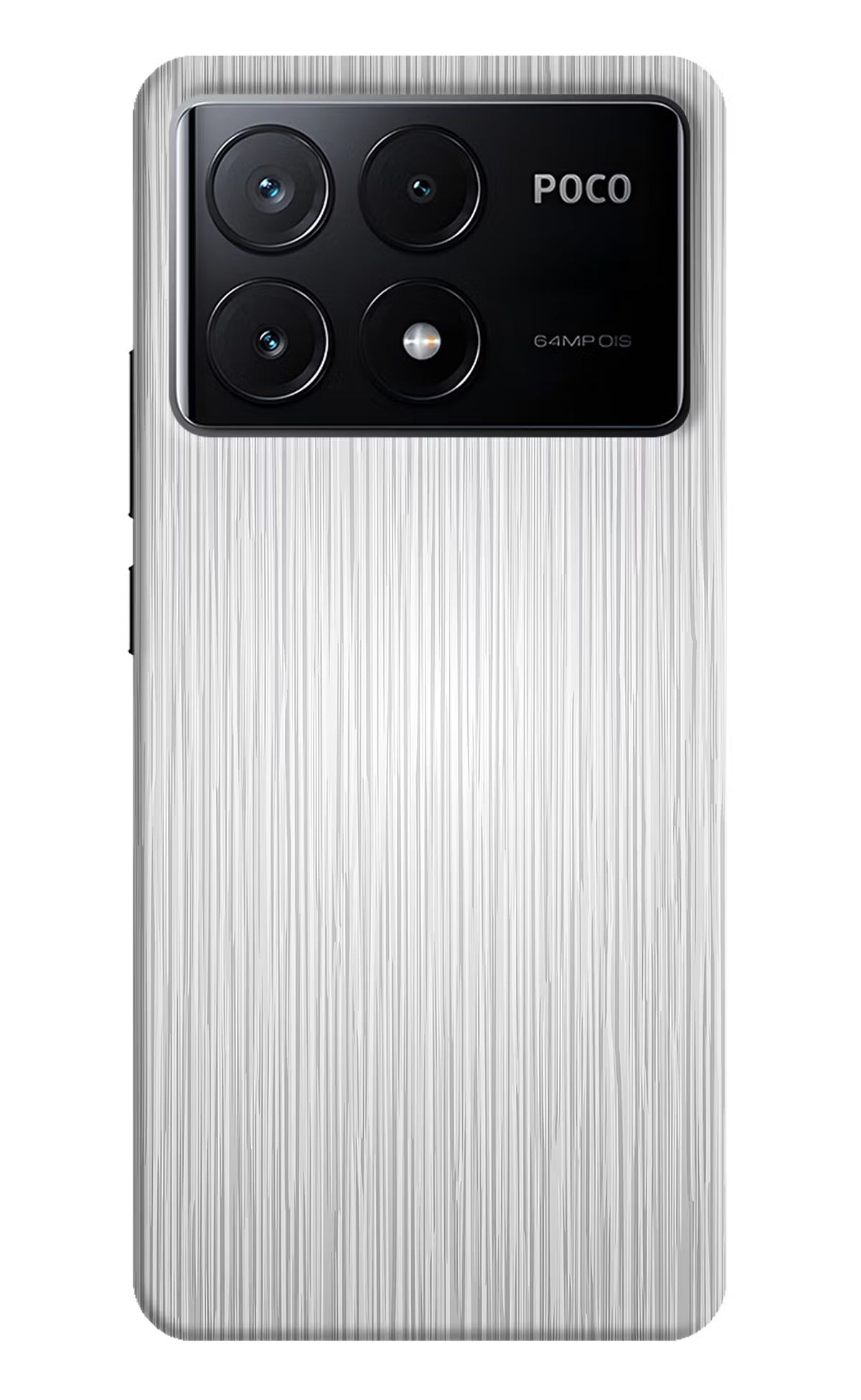 Wooden Grey Texture Poco X6 Pro Hard Case Back Cover by Casekaro