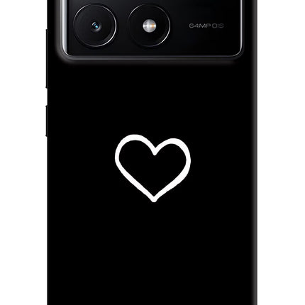 Heart Poco X6 Pro Hard Case Back Cover by Casekaro