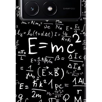 Physics Formula Poco X6 Pro Hard Case Back Cover by Casekaro