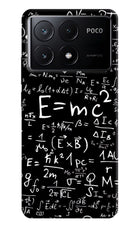 Physics Formula Poco X6 Pro Hard Case Back Cover by Casekaro
