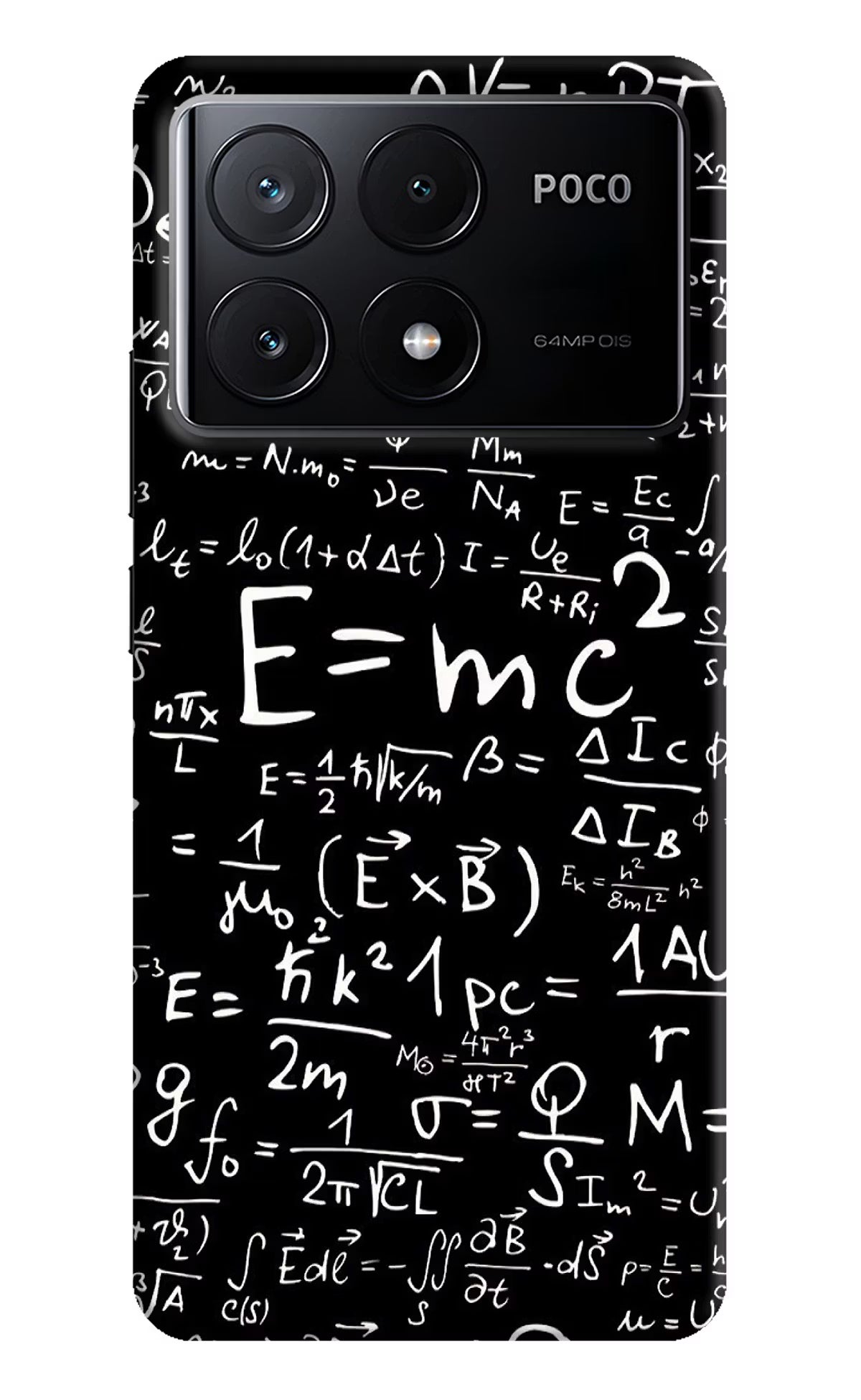 Physics Formula Poco X6 Pro Hard Case Back Cover by Casekaro