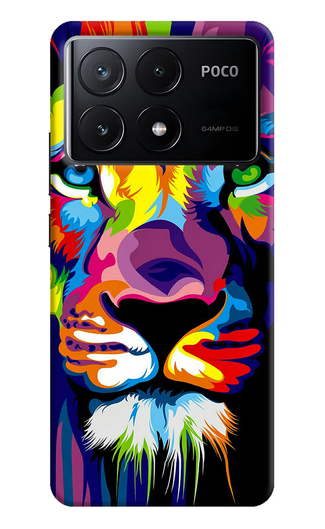 Lion Poco X6 Pro Hard Case Back Cover by Casekaro