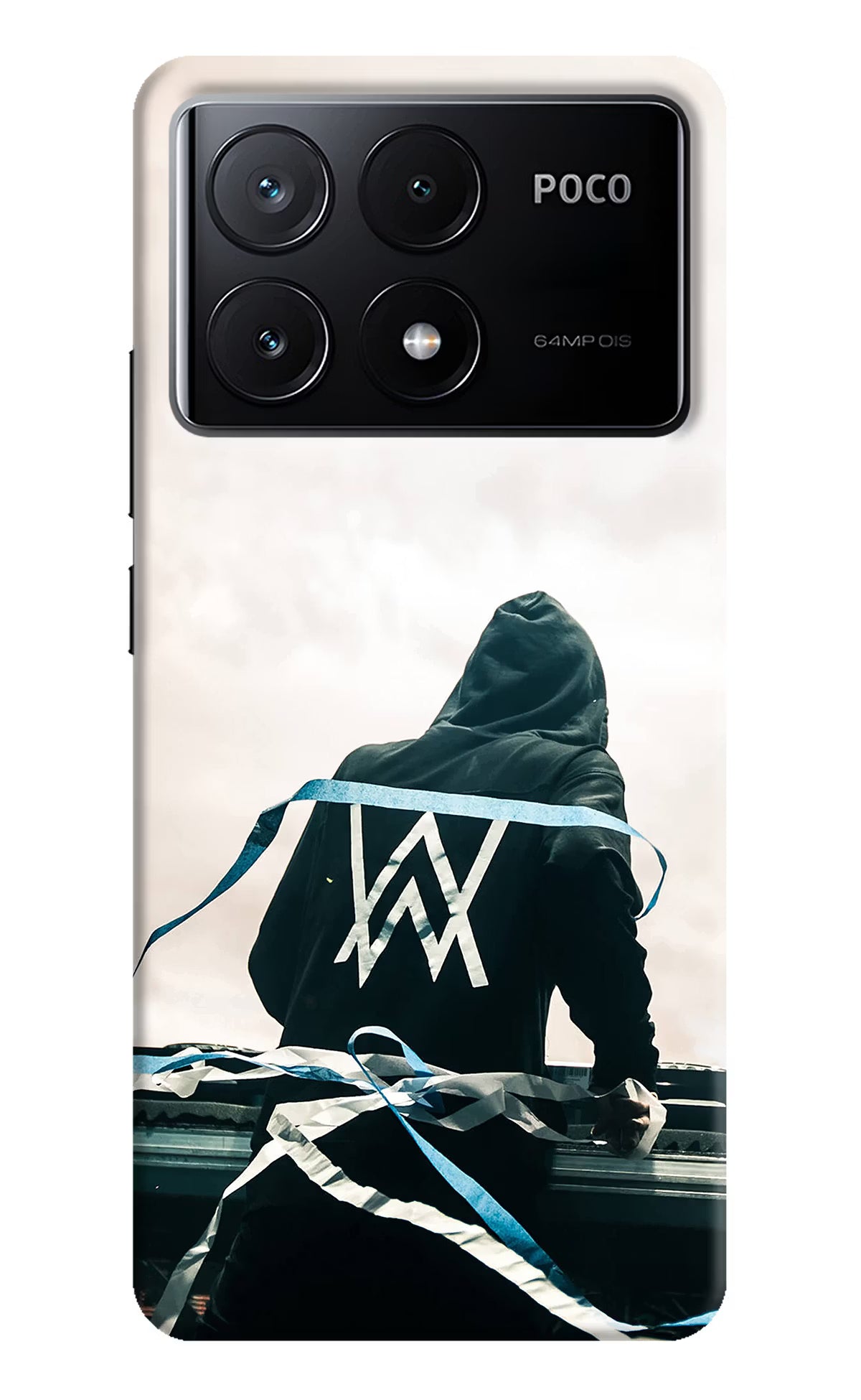 Alan Walker Poco X6 Pro Hard Case Back Cover by Casekaro