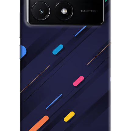 Abstract Design Poco X6 Pro Hard Case Back Cover by Casekaro