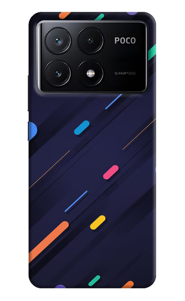 Abstract Design Poco X6 Pro Hard Case Back Cover by Casekaro