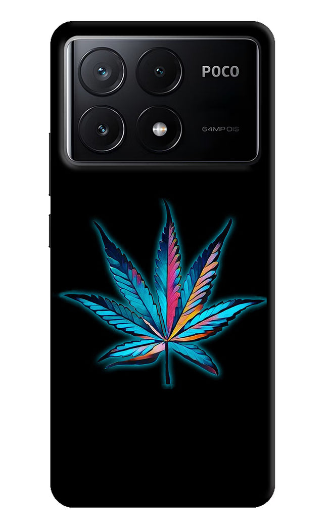 Weed Poco X6 Pro Hard Case Back Cover by Casekaro