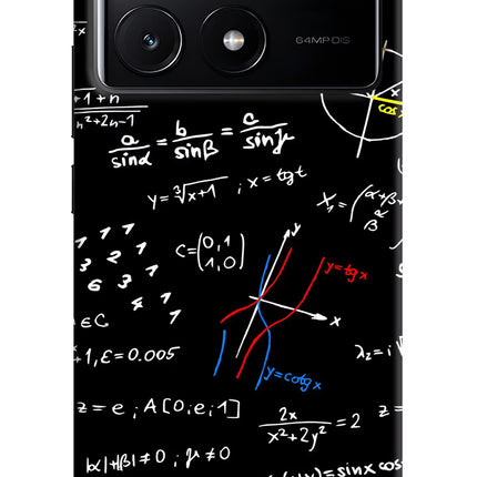Mathematics Formula Poco X6 Pro Hard Case Back Cover by Casekaro